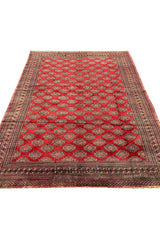 Authentic Hand Knotted Vintage Pakistani Felpah Bokhara Wool Area RUG 12.4 X 9.1 Ft (272 Ger)