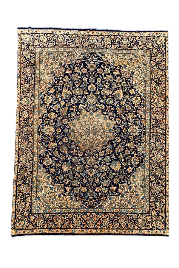Authentic Hand Knotted Qashoun Wool Area Rug 11.2 X 7.6 Ft (283 Ger)
