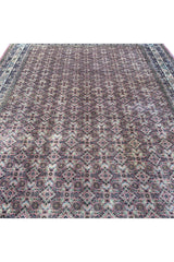Authentic Hand Knotted Vintage Bijour Wool Area Rug 11.3 X 8.2 Ft (296 GER)