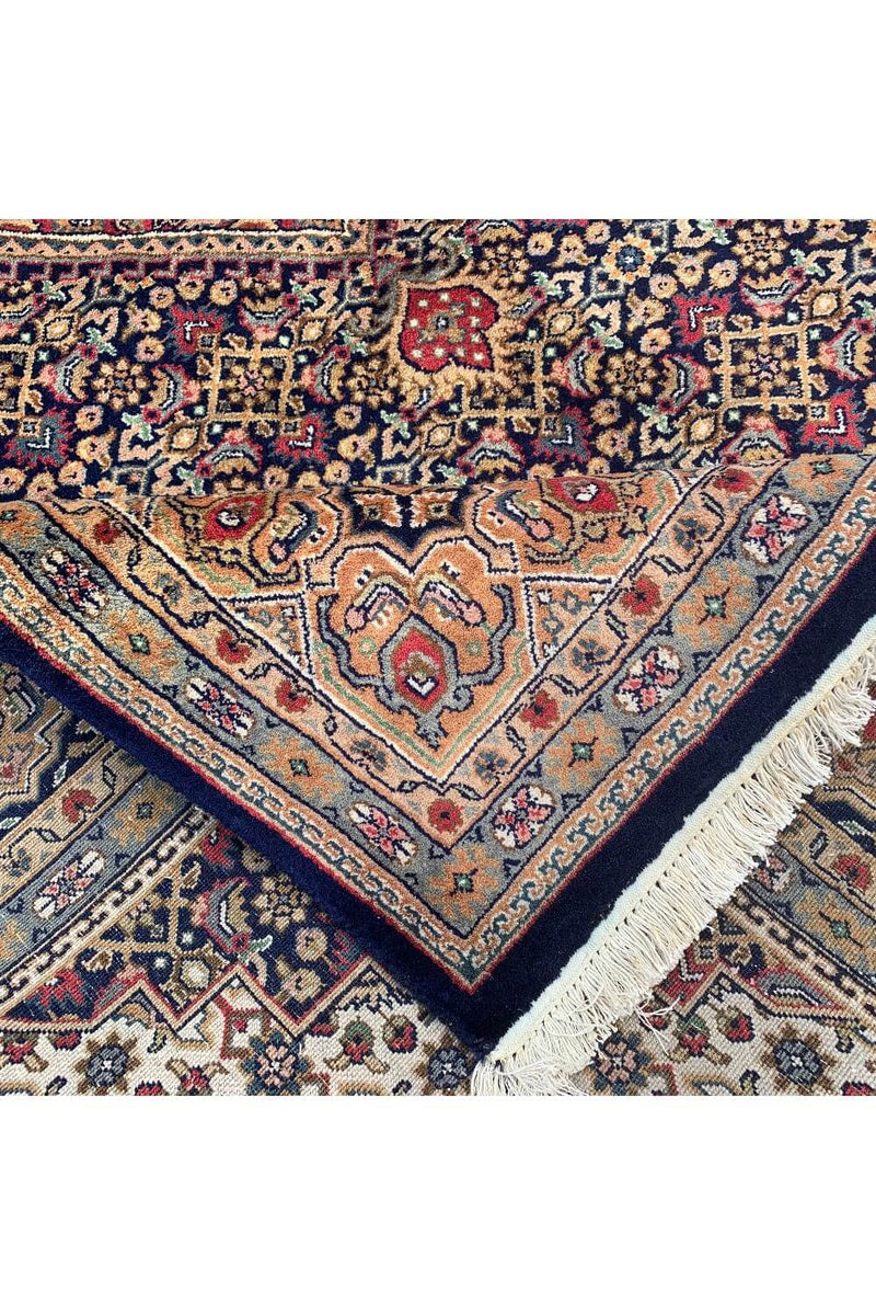 Authentic Hand Knotted Vintage Mai Tabreez Wool Area Rug 10.0 X 6.6 Ft (376 Ger)