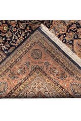 Authentic Hand Knotted Tabreez Wool Area Rug 10.1 X 6.9 Ft (405 Ger)