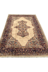 Authentic Hand Knotted Qirmoun Wool Area Rug 10.0 X 6.8 Ft (434 Ger)