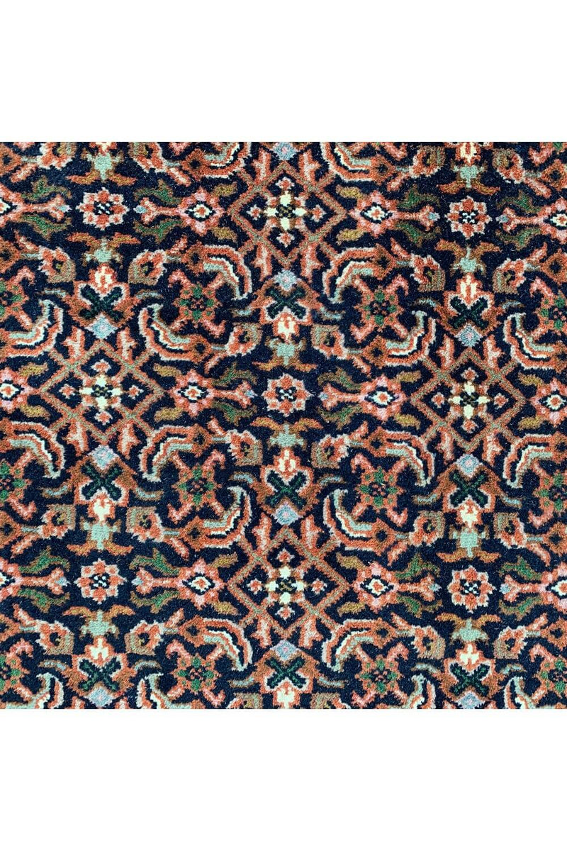 Authentic Hand Knotted Vintage Bijour Wool Area Rug 11.4 X 8.7 Ft (307 Ger)