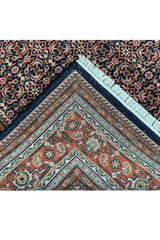 Authentic Hand Knotted Vintage Bijour Wool Area Rug 11.4 X 8.7 Ft (307 Ger)