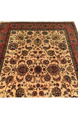 Authentic Hand Knotted Vintage Tabreez Wool Area Rug 11.4 X 8.2 Ft (329 Ger)