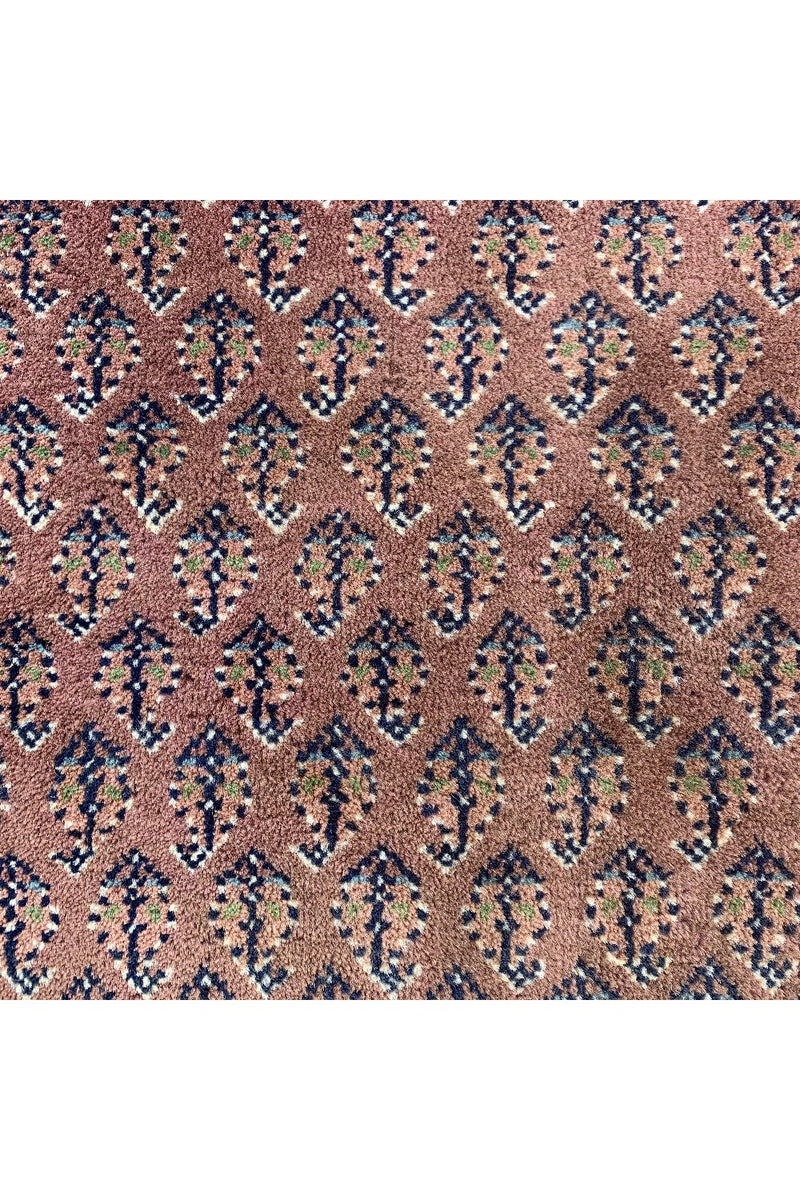 Authentic Hand Knotted Vintage Badam Gul Mir Wool Area Rug 9.10 X 6.8 Ft (360 Ger)