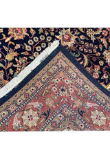 Authentic Hand Knotted Vintage Tabreez Wool Area Rug 9.11 X 6.7 Ft (362 Ger)