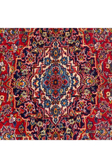 Authentic Hand Knotted Vintage Qashoun Wool Area Rug 10.8 X 6.5 Ft (363 Ger)