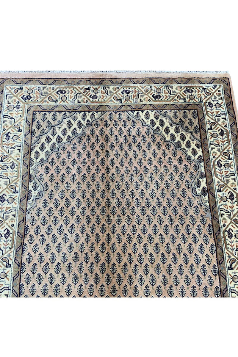 VINTAGE BADAM GUL MIR RUG 5.4 X 3.2 FT