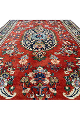 VINTAGE AGRA RUG 4.11 X 3.0 FT