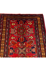 VINTAGE BAGHTIYAAR RUG 4.11 X 3.6 FT