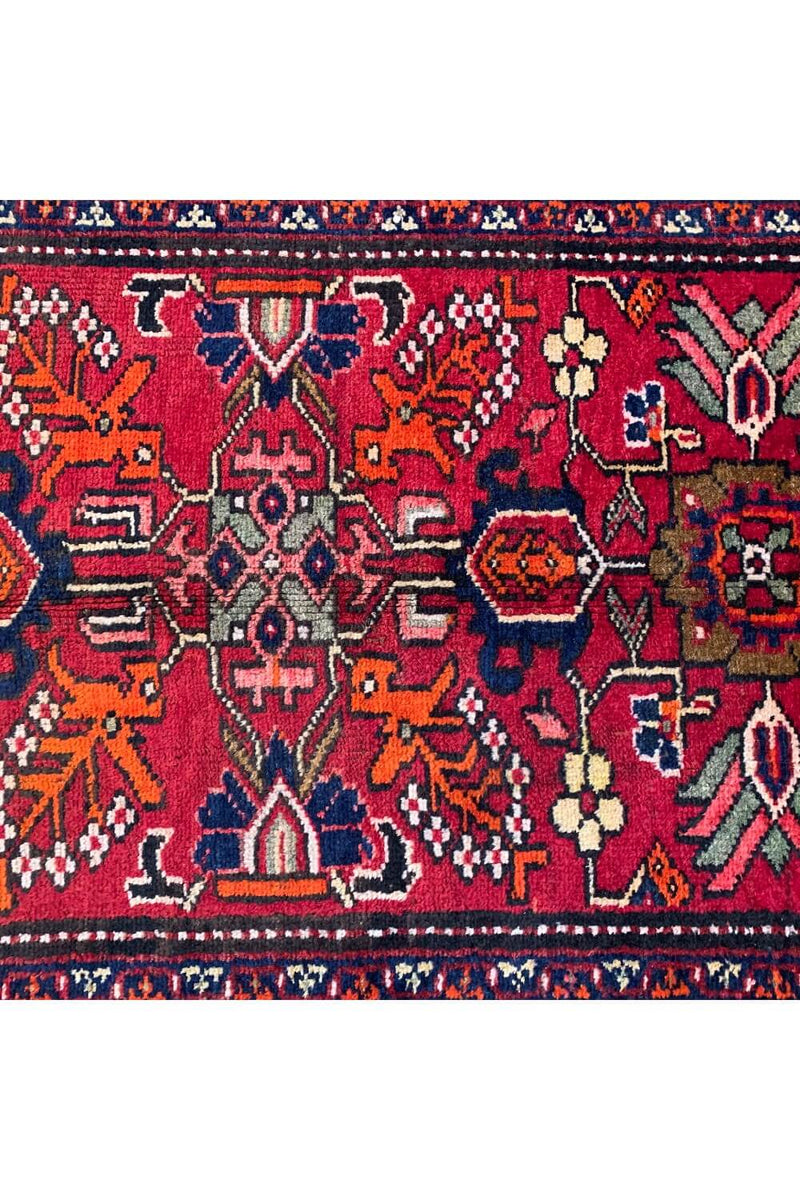 VINTAGE BAGHTIYAAR RUG 4.11 X 3.6 FT