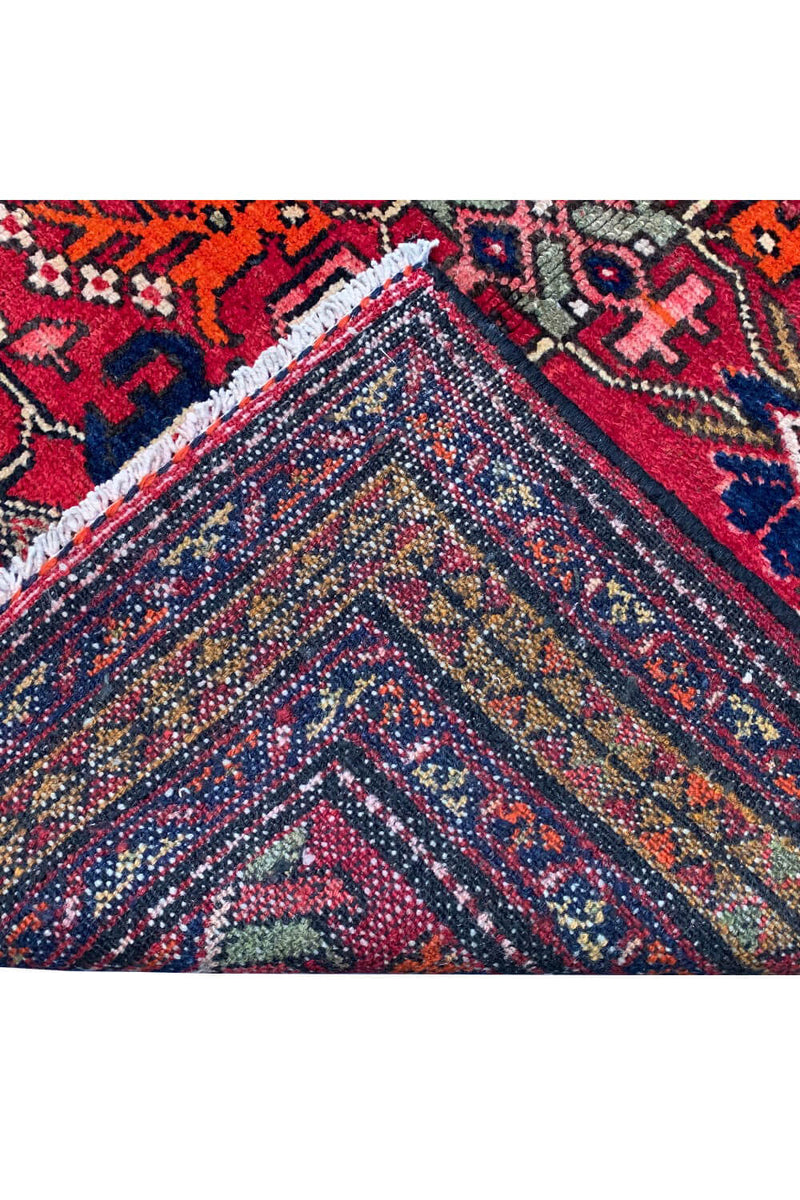 VINTAGE BAGHTIYAAR RUG 4.11 X 3.6 FT