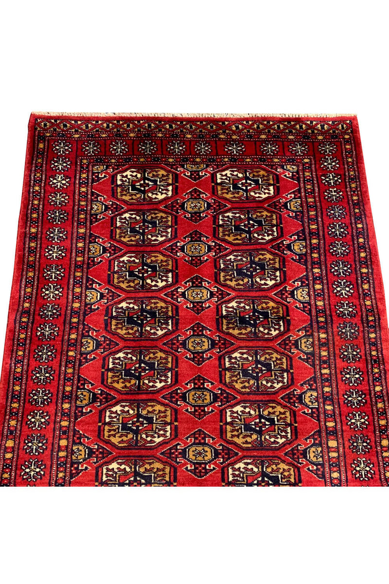 VINTAGE BOKHARA JHALDAR 5.2 X 2.11 FT