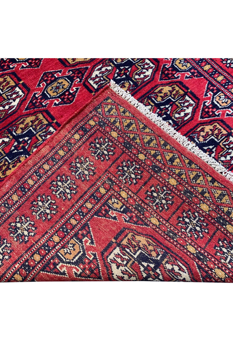 VINTAGE BOKHARA JHALDAR 5.2 X 2.11 FT