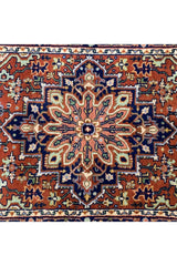 VINTAGE INDO RUG 4.11 X 2.9 FT