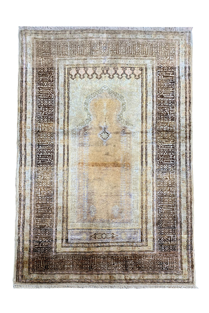 VINTAGE KASHMIRI INDO 4.5 X 2.11 FT