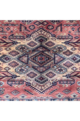 VINTAGE BOKHARA JHALDAR RUG 5.11 X 2.3 FT