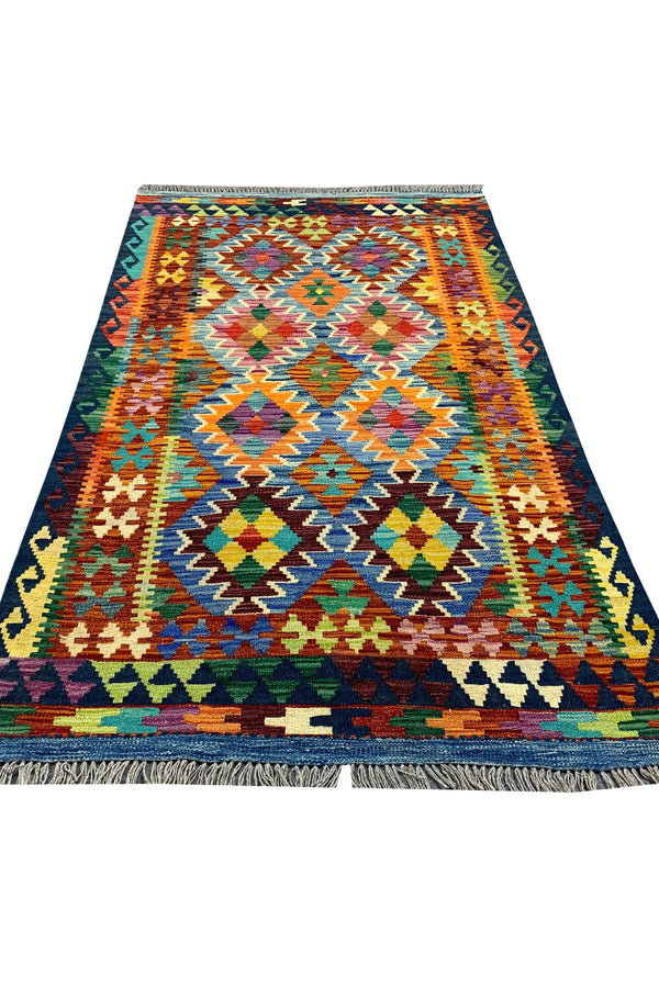 CHOBI WOVEN KILIM 5.4 x 3.4 Ft