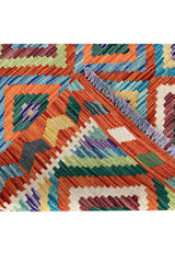 CHOBI WOVEN KILIM 4.8 x 3.3 Ft