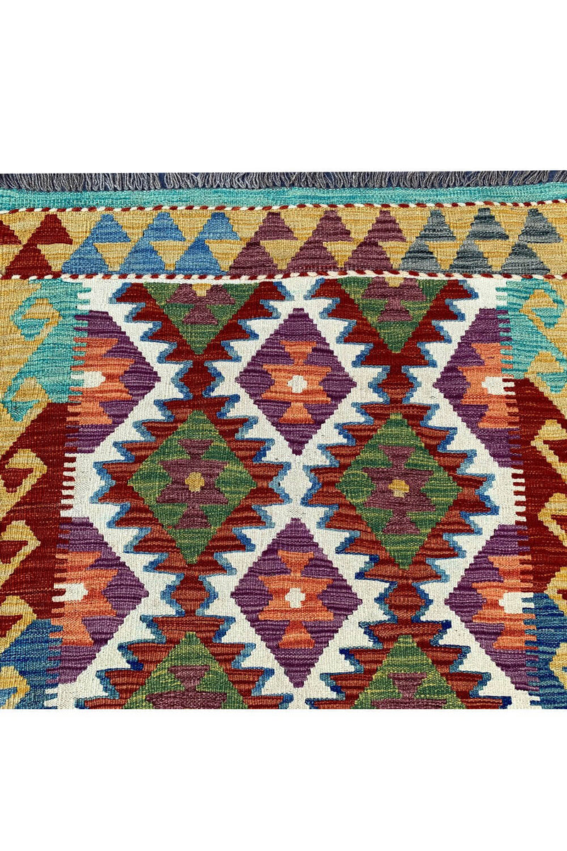 CHOBI WOVEN KILIM 4.9 x 3.2 Ft