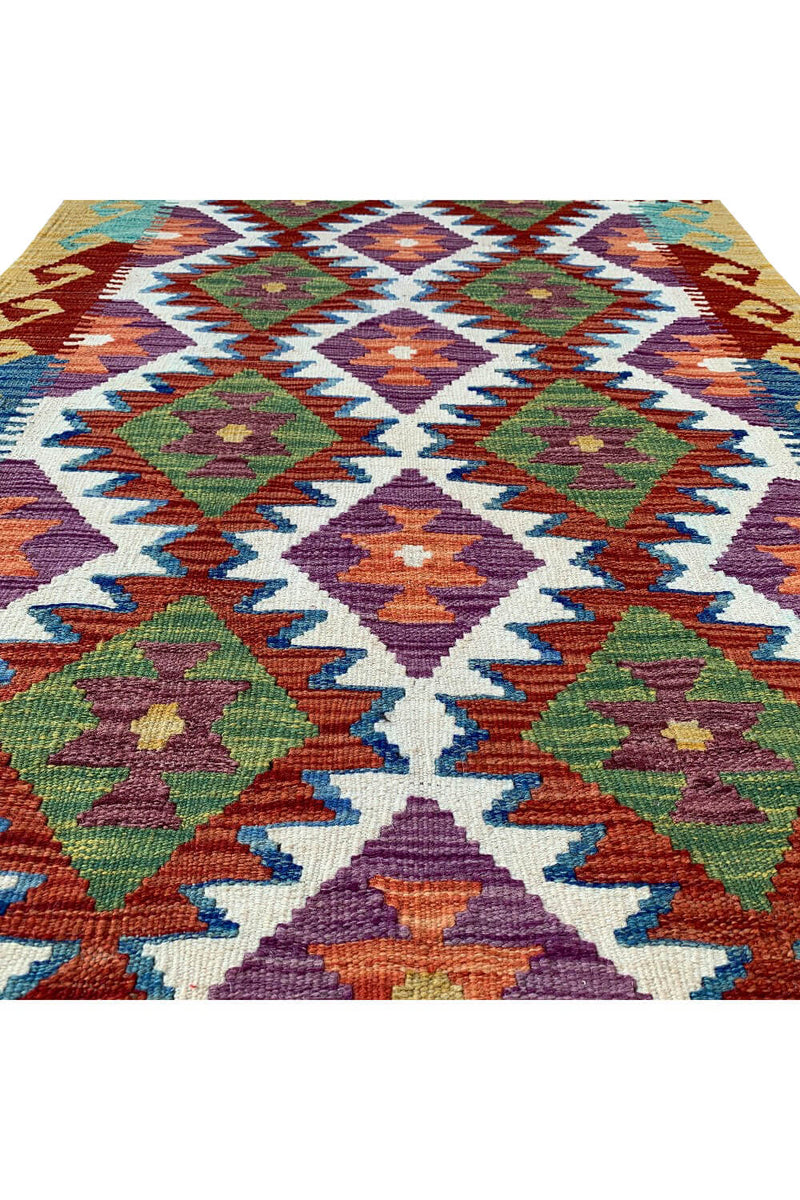 CHOBI WOVEN KILIM 4.9 x 3.2 Ft