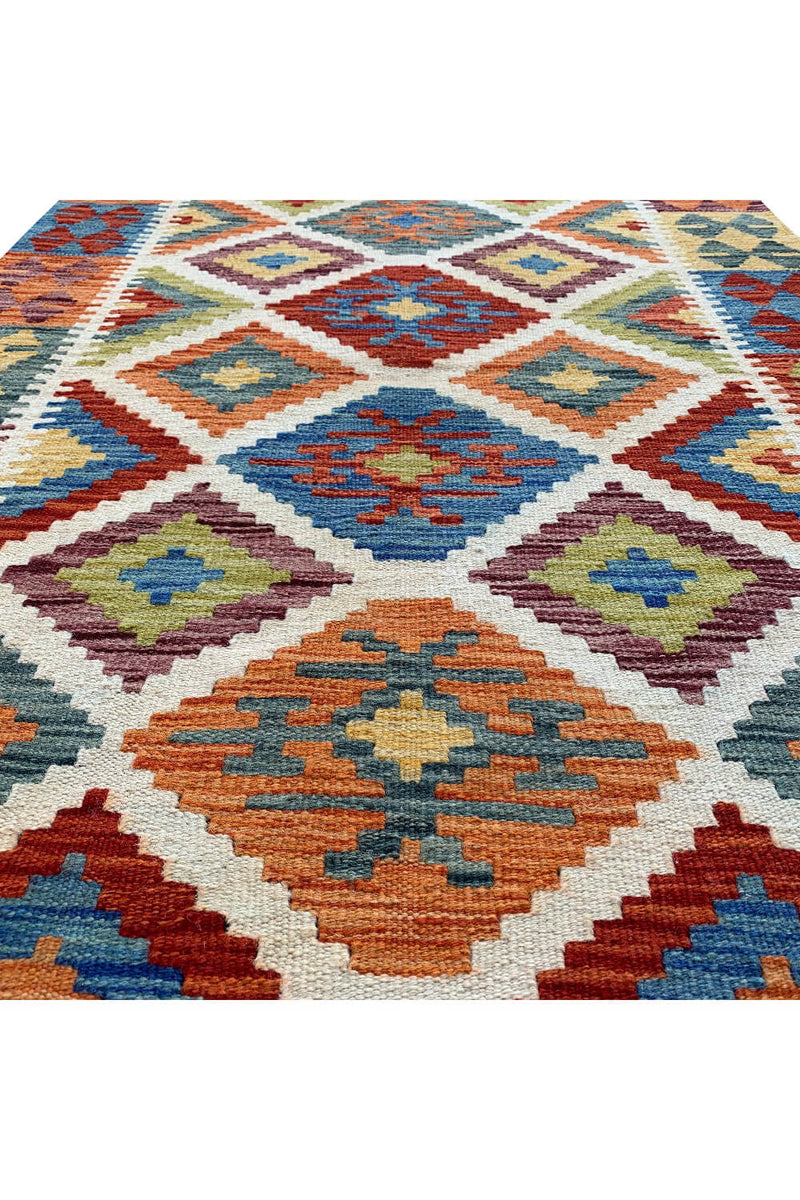 CHOBI WOVEN KILIM 4.8 x 3.3 Ft