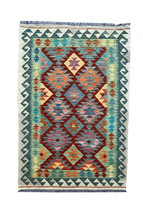 MODERN CHOBI KILIM 5.4 x 3.5 Ft