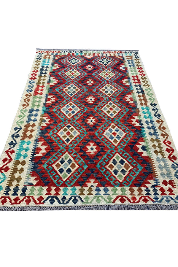 MODERN CHOBI KILIM 5.0 X 3.3 FT