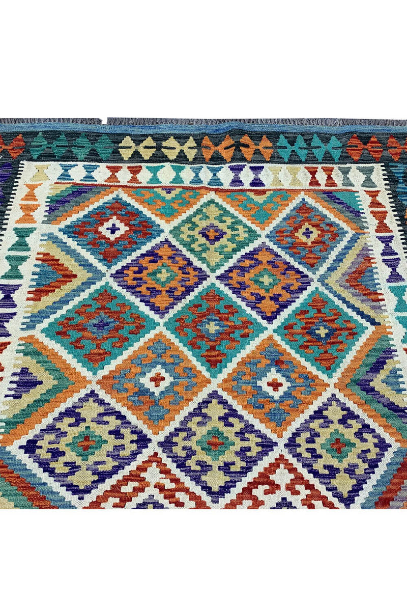 MODERN CHOBI KILIM 6.1 X 4.11 FT