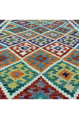 MODERN CHOBI KILIM 6.1 X 4.11 FT