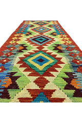 MODERN CHOBI KILIM 6.6 X 2.2 FT