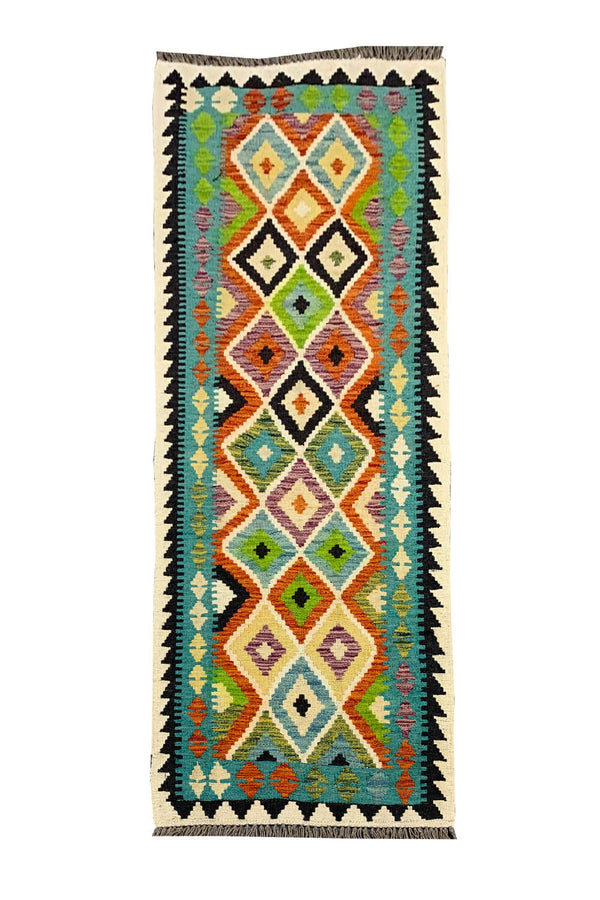 MODERN CHOBI KILIM 6.6 X 2.3 FT