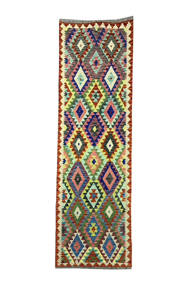 MODERN CHOBI RUNNER 9.4 X 2.9 FT