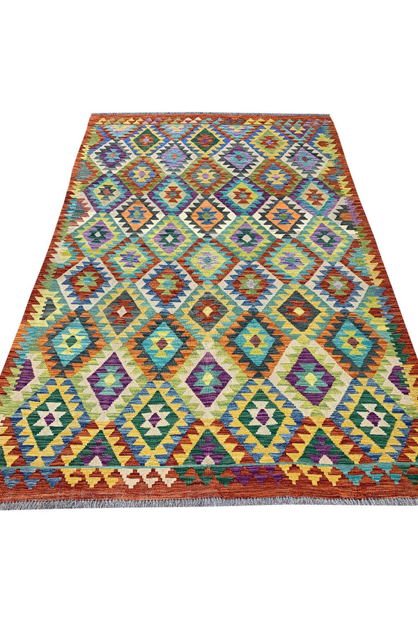 MODERN CHOBI RUG 9.10 X 6.5 FT