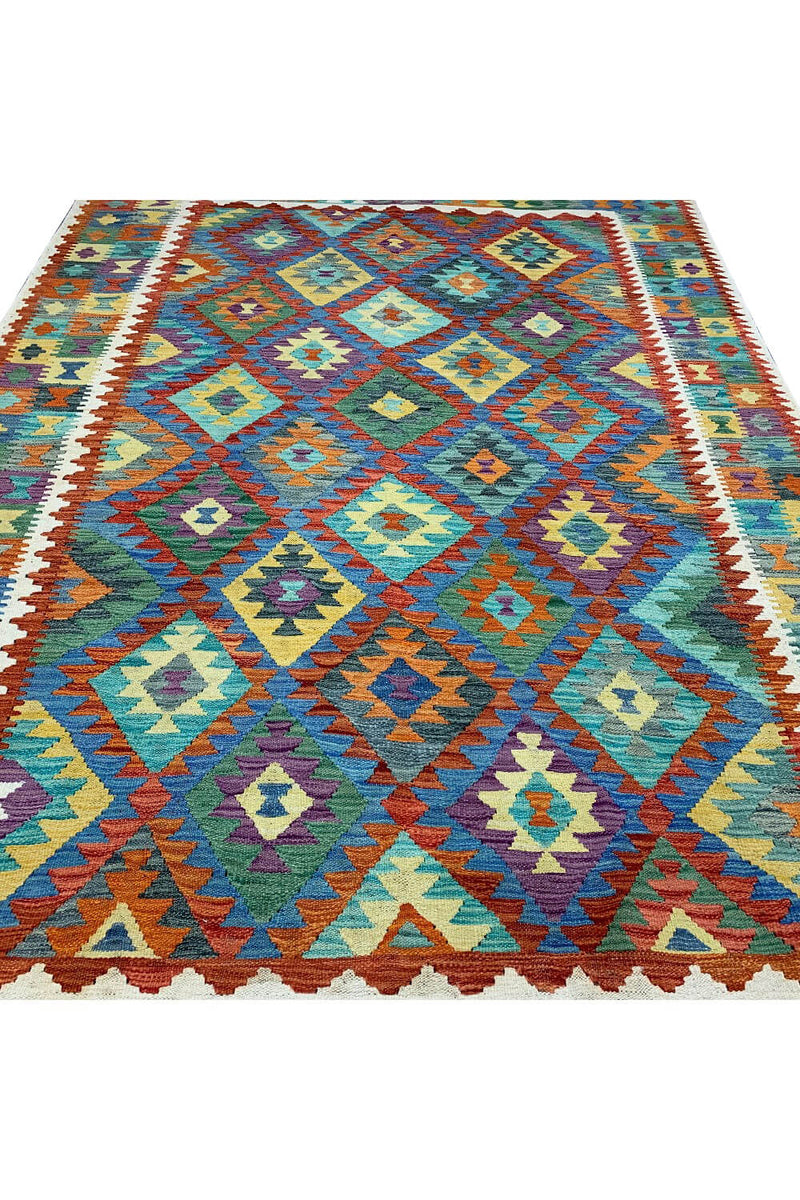 MODERN CHOBI RUG 9.8 X 6.6 FT