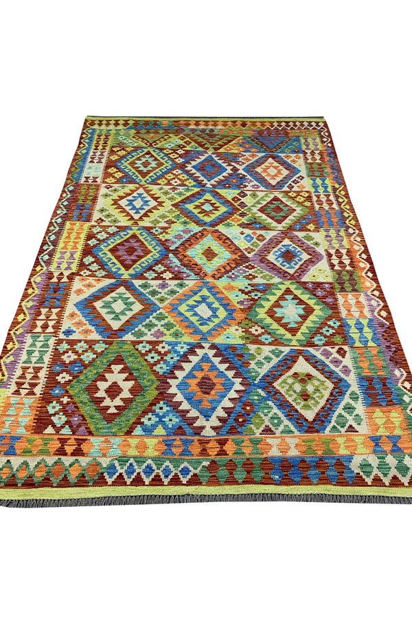 MODERN CHOBI RUG 9.9 X 6.6 FT