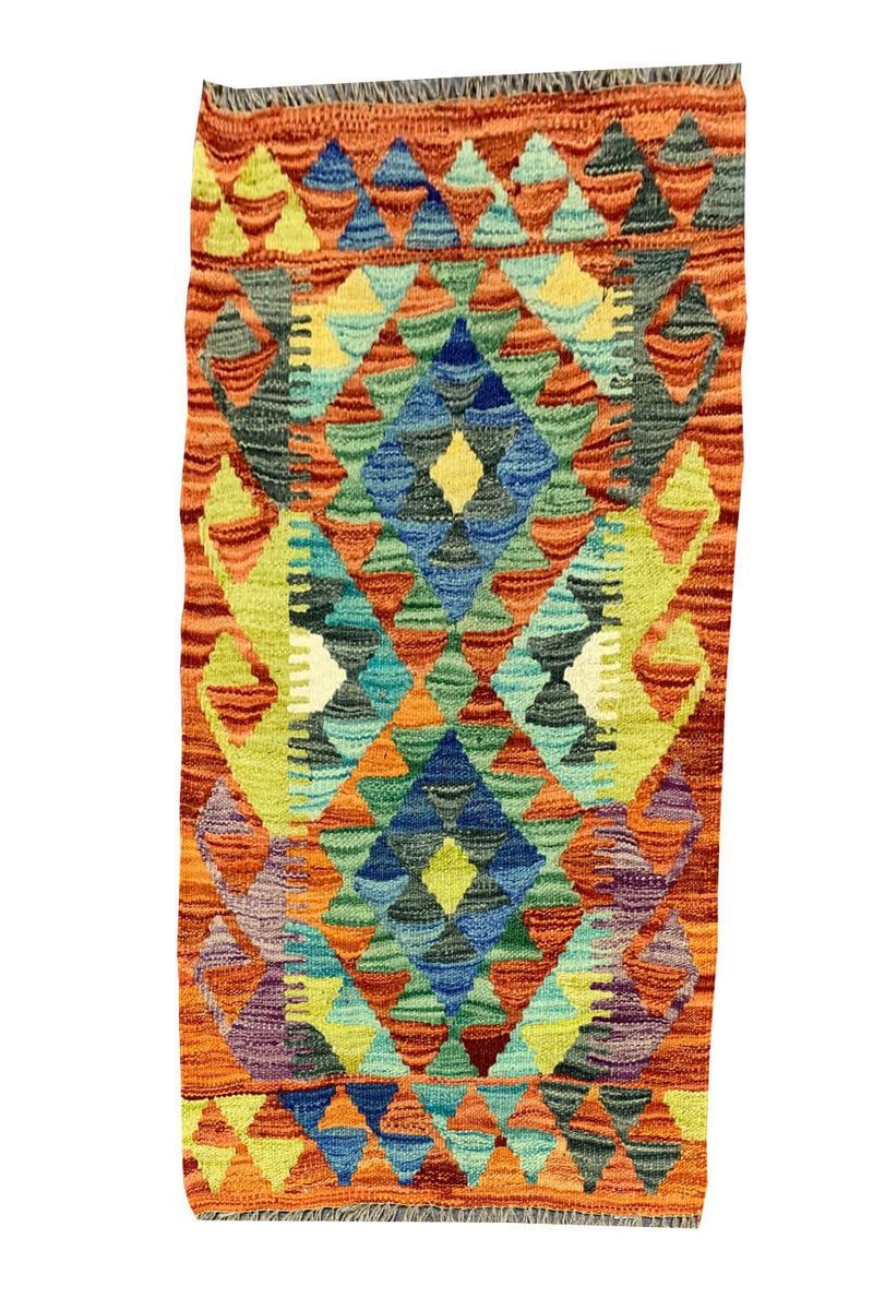 MODERN CHOBI KILIM 2.9 X 1.11 FT