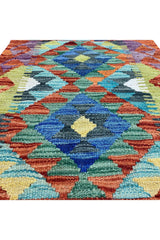 MODERN CHOBI KILIM 2.9 X 1.11 FT