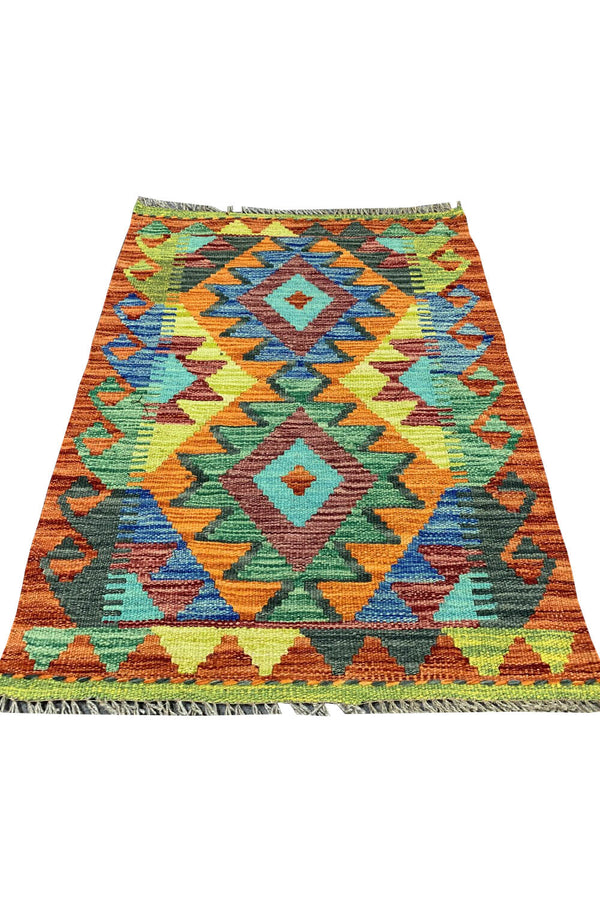 MODERN CHOBI KILIM 2.9 X 2.0 FT