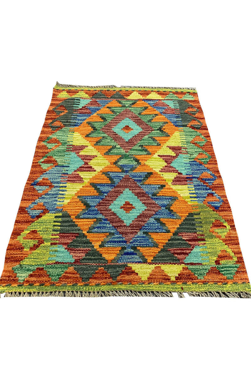 MODERN CHOBI KILIM 2.9 X 2.0 FT