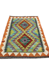 MODERN CHOBI KILIM 2.10 X 2.1 FT