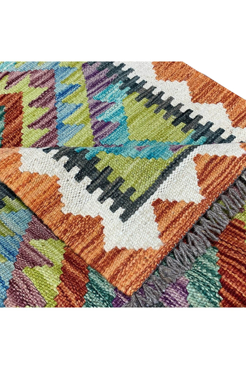 MODERN CHOBI KILIM 2.10 X 2.1 FT