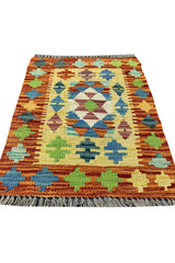 MODERN CHOBI KILIM 2.2 X 1.9 FT