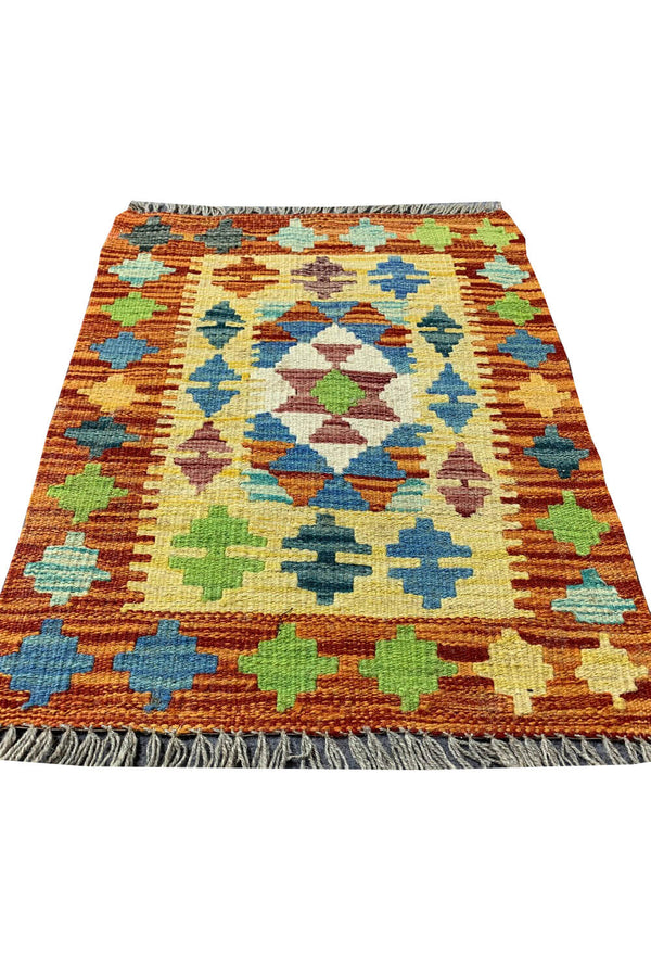 MODERN CHOBI KILIM 2.2 X 1.9 FT