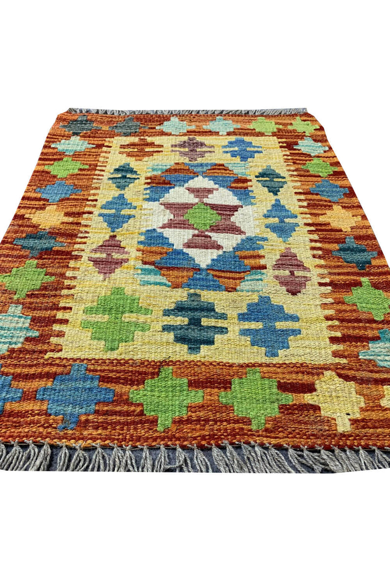 MODERN CHOBI KILIM 2.2 X 1.9 FT