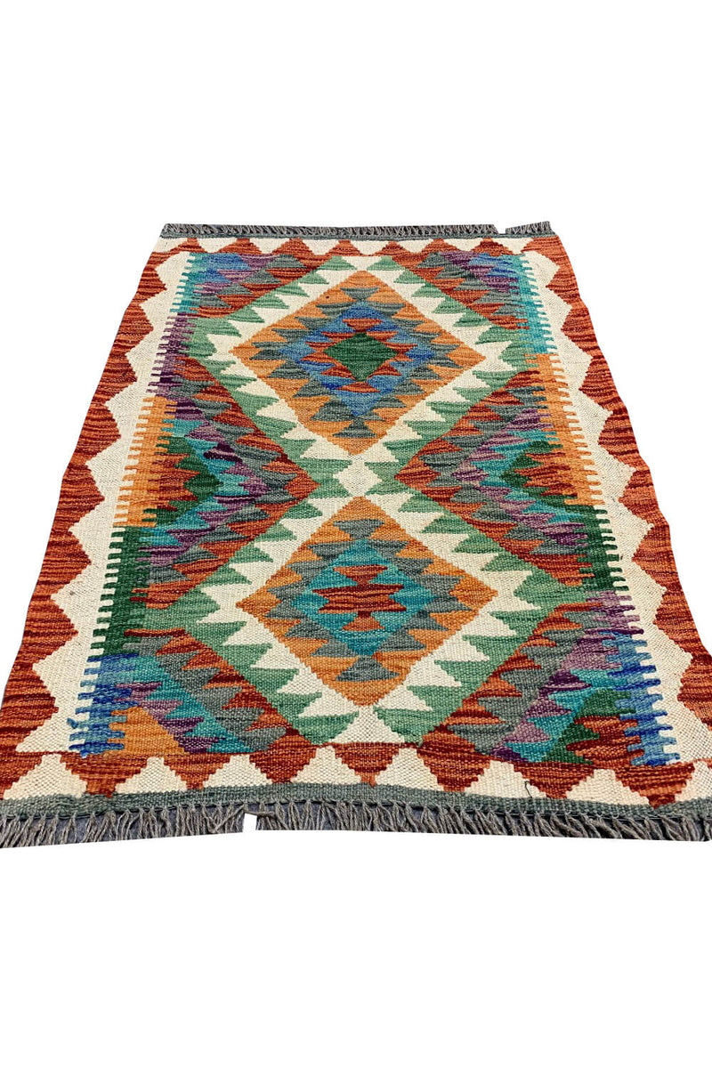 MODERN CHOBI KILIM 2.11 X 2.2 FT