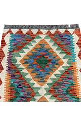 MODERN CHOBI KILIM 2.11 X 2.2 FT