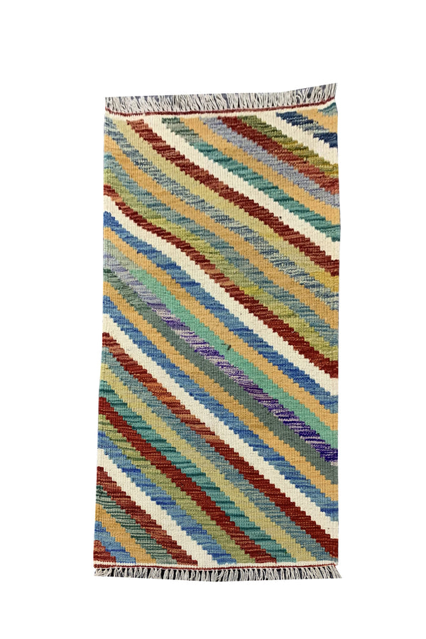 MODERN CHOBI KILIM 2.10 X 2.0 FT