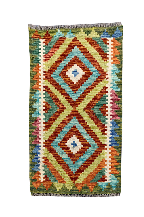 MODERN CHOBI KILIM 2.8 X 2.0 FT